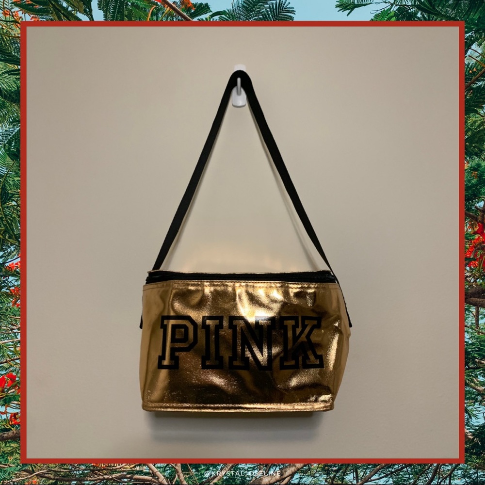 PINK Victoria's Secret 2018 Mini Cooler Bag - Rose Gold // Pink Gold